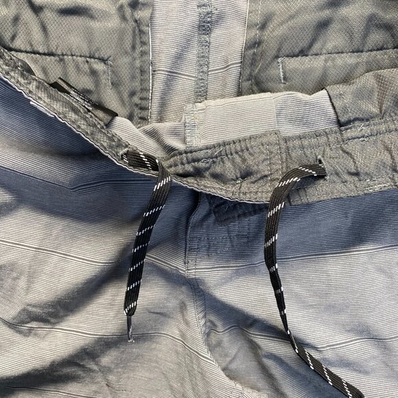 Hang Ten Chino Shorts Mens Size 34 Gray Striped Pockets,Golf,Beach Activewear - Picture 11 of 13